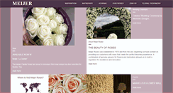 Desktop Screenshot of meijerroses.com